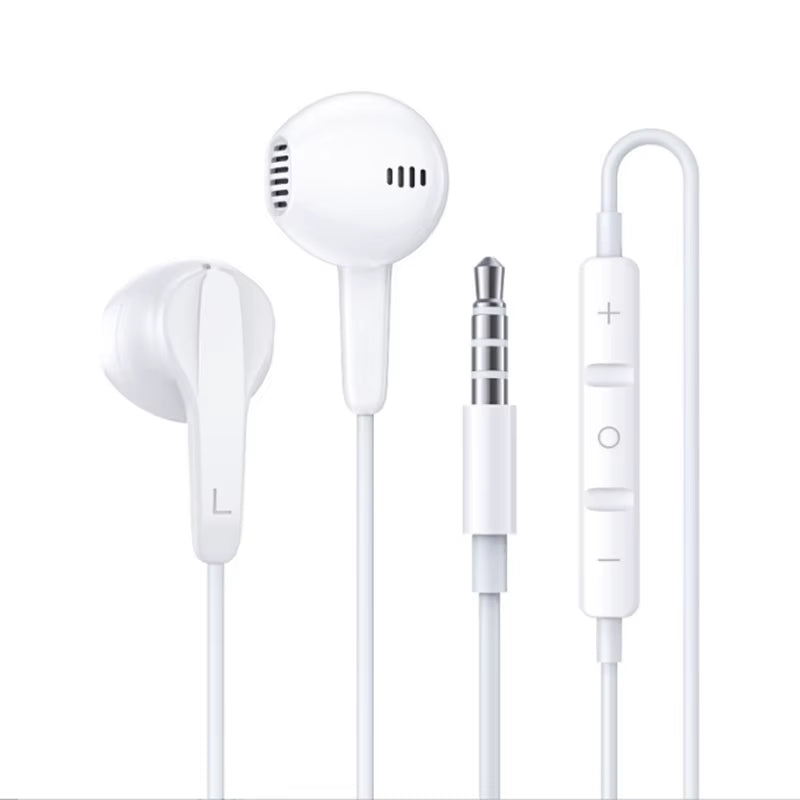 Wholesale 1.2M Earphones Wired 3.5Mm with Mic In-Ear Stereo Headphone for Iphone and Android