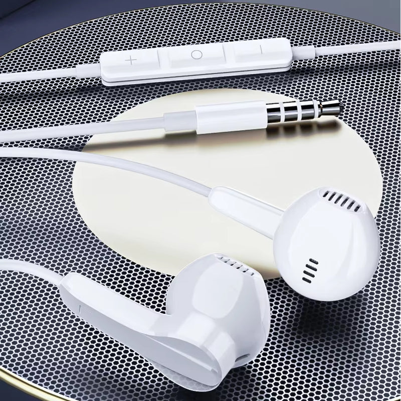 Wholesale 1.2M Earphones Wired 3.5Mm with Mic In-Ear Stereo Headphone for Iphone and Android