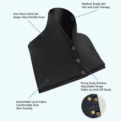 Mutayson Cooling Neck Wrap – Gel Ice Pack for Hot Sleepers, Cervical Cold Therapy