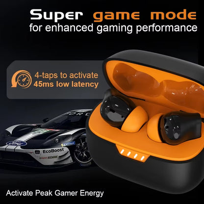 2025 Best Selling V5.4 TWS Earphones ENC+ANC Noise Cancelling Headphone Earbuds Gaming Mode Voice Assistant Low Digital Display
